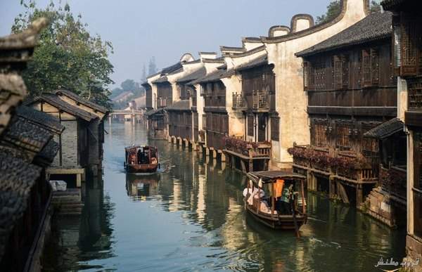 بلدة wuzhen الصينية العائمة النهر bntpal_1491319189_25